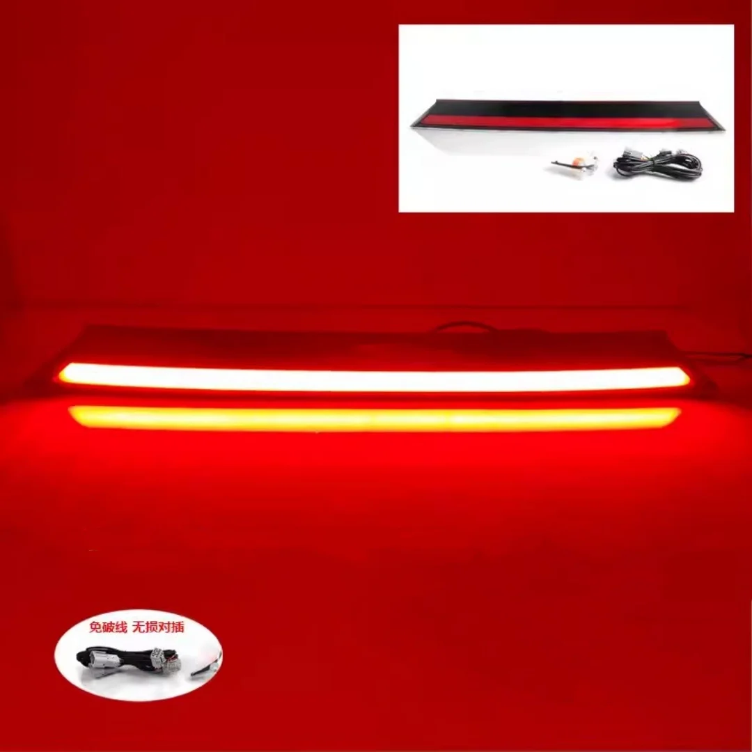 LED Through lamp for Geely Atlas 2015-2021 modified Rear Center Light Through tail light Brake light Turn signal Car Accessories