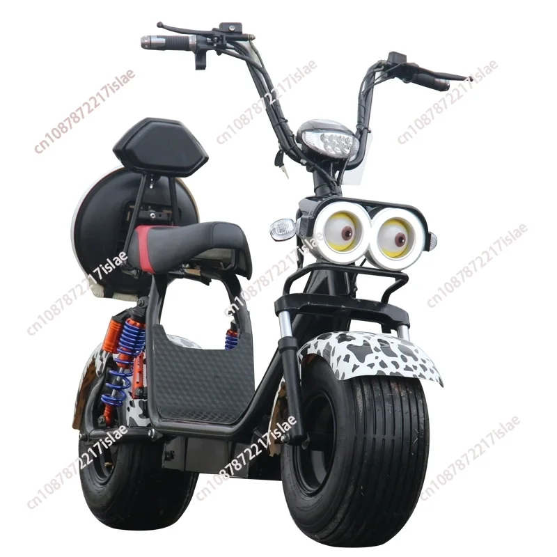 

New electric vehicle large wide tire adult scooter two-wheeled off-road vehicle battery car scooter motorcycle sports car