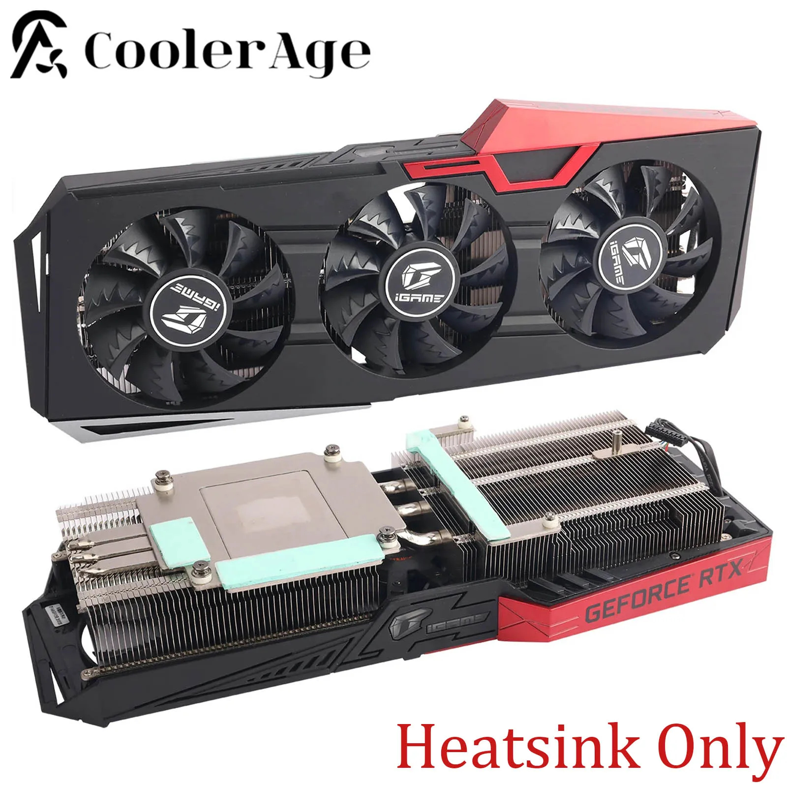 For Colorful RTX 2060 2070 Ultra OC Video Card Heatsink 75MM RTX2060 RTX2070 Graphics Card Cooling Heatsink