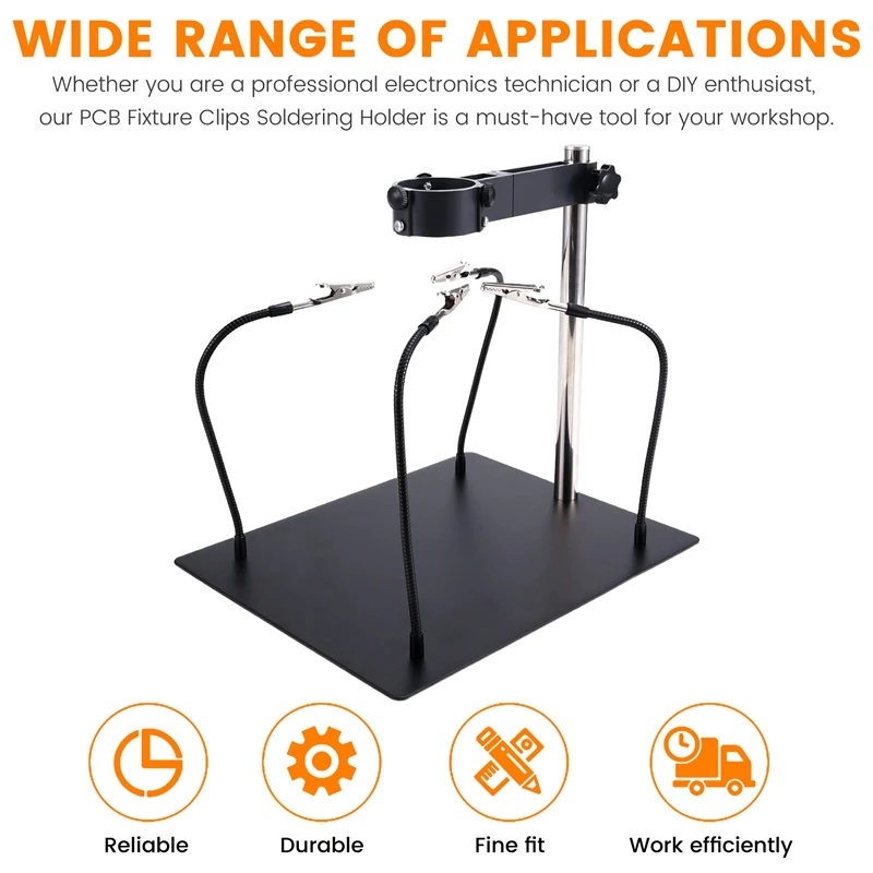 PCB Fixture Clips Soldering Holder Third Hand Tool Magnetic Flexible Helping Hands