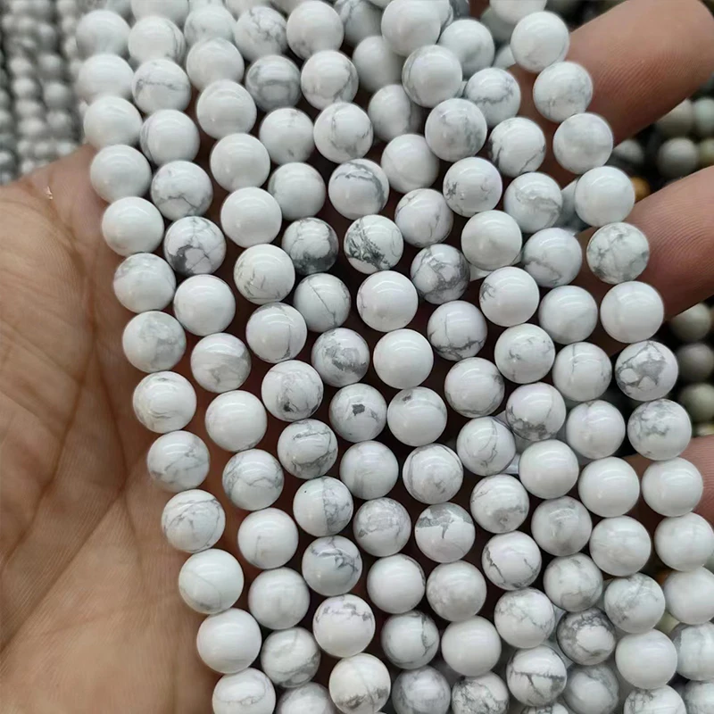 6/8/10mm Natural Stone round Bead Loose Bead Jewelry Accessory DIY Bracelet Necklace Semi-finished Product