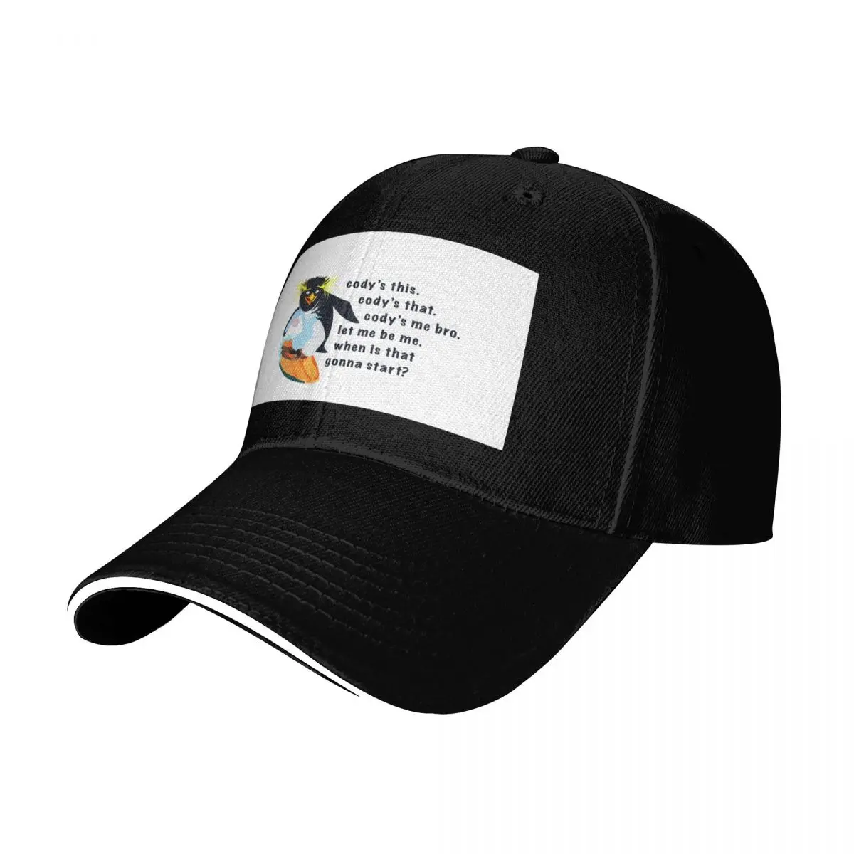 Cody’s me bro Baseball Cap Sun Protection UPF 50+ Breathable Mesh Back Adjustable Buckle Closure
