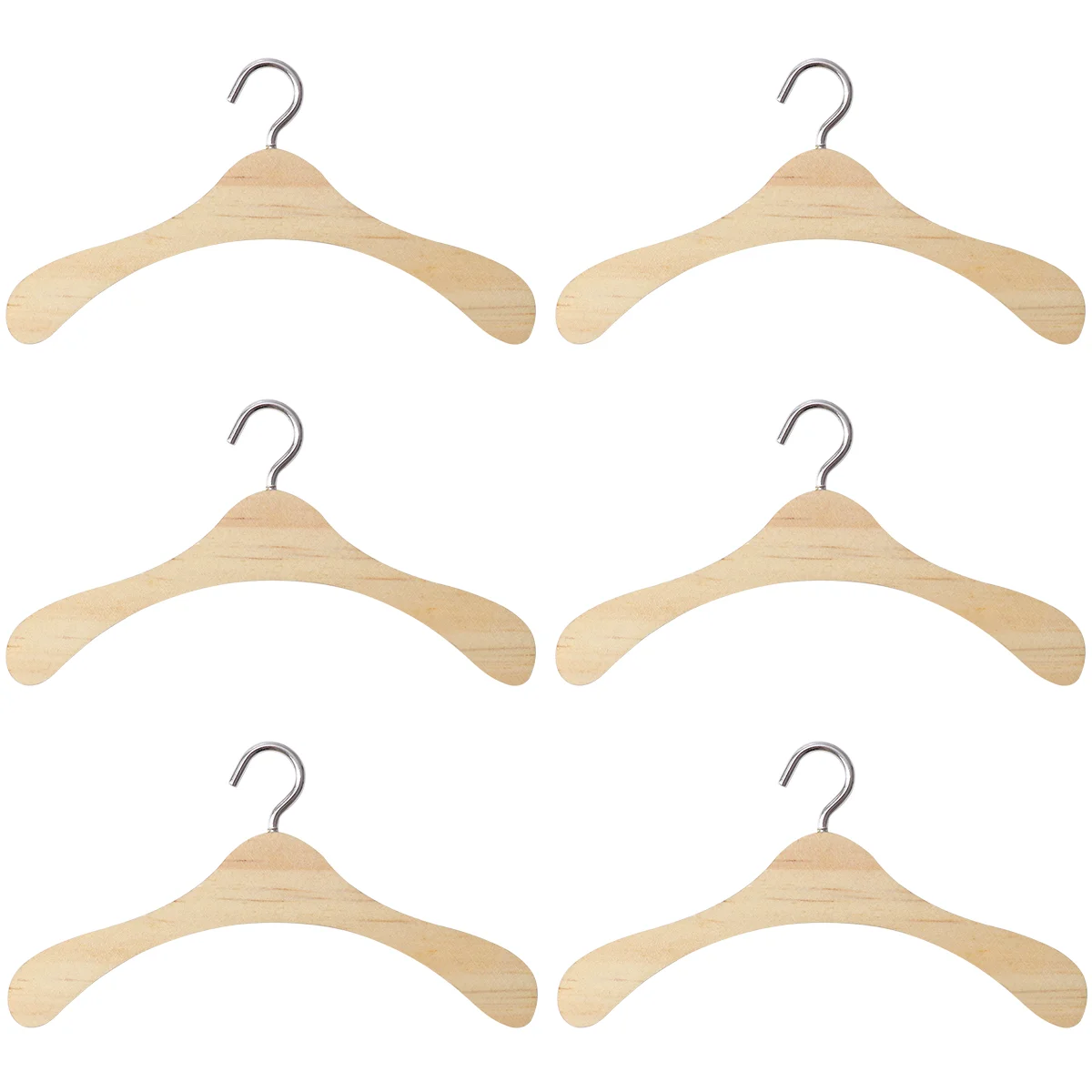 

BESTOMZ 10pcs 1/3 BJD Dolls Accessory Wooden Clothes Hanger Wooden Hanger 1/3 BJD Dolls Hanger dolls accessory hanger