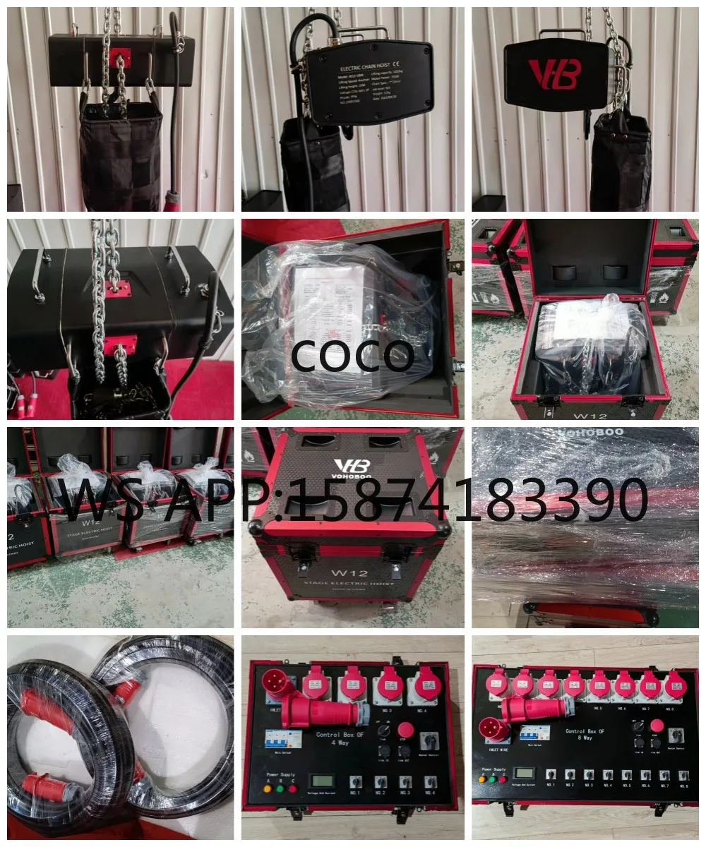 500kg 1000kg Electric Stage Chain Hoist G80 Alloy Steel Forged Truss Lifting Hoist
