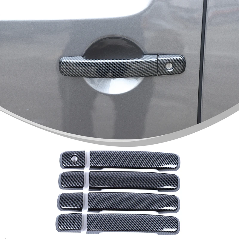 

For 2005-2017 Nissan Frontier/2022+ Nissan Frontier Car Exterior Door Handle Decorative Cover ABS Carbon Fiber Car Accessories