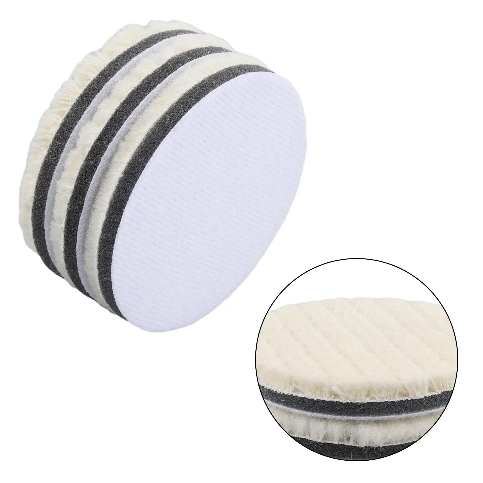 

3/5/6/7 дюймов полировальные подушечки для вощения, полировка белого дерева, автомобилей, керамика, отделка мебели, стекла, пневматическое уплотнение