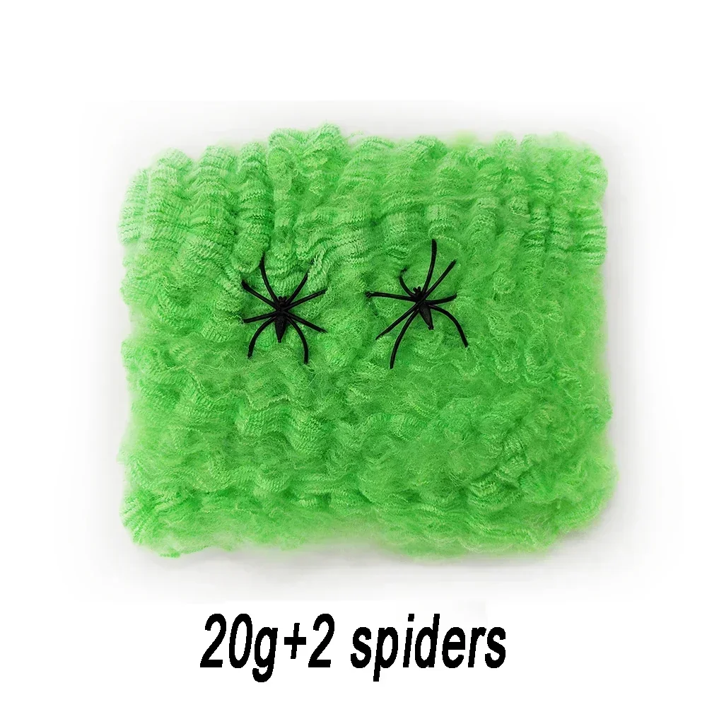 Halloween Decoratie Spin Katoenen Draad Spinnenweb Party Props Spookhuis Kunstmatige Spinnenweb Thuis Enge Party Decora