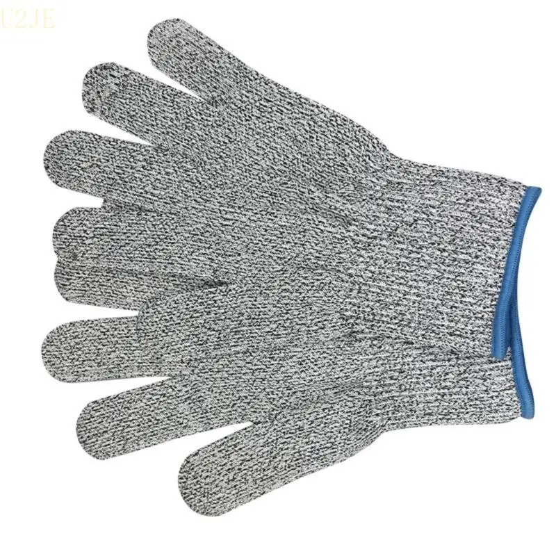 U2JE 2 Pair Cut Proof Gloves Work Gloves Cut Resistant Safety Gloves Protective Gloves Cutting Protections Gloves for Kitchen