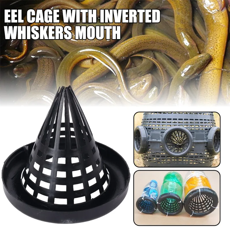 Tapered Inlet Eel Loach Eel Octopus Crab Trap Entrance Plastic Products Barb Fishing Gear Accessories Fish Cage Spare Parts