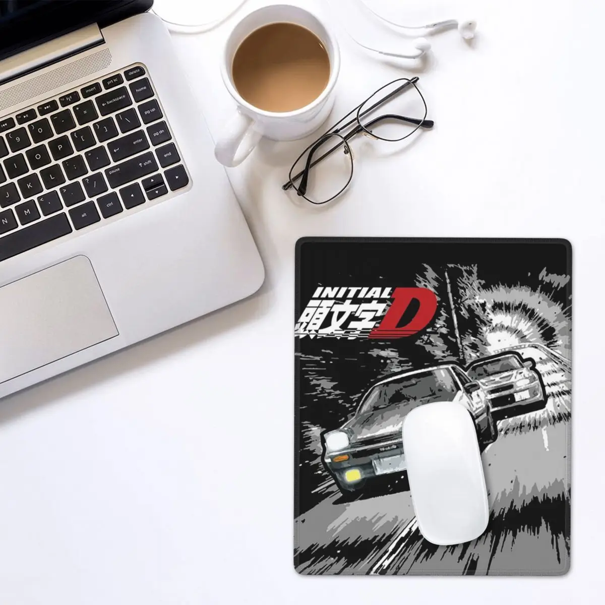 Initial D - Mountain Drift Racing AE86 Mouse Pad Gamer PC Laptop Mats Keyboard Computer Gaming Office Accessories Desk Mat