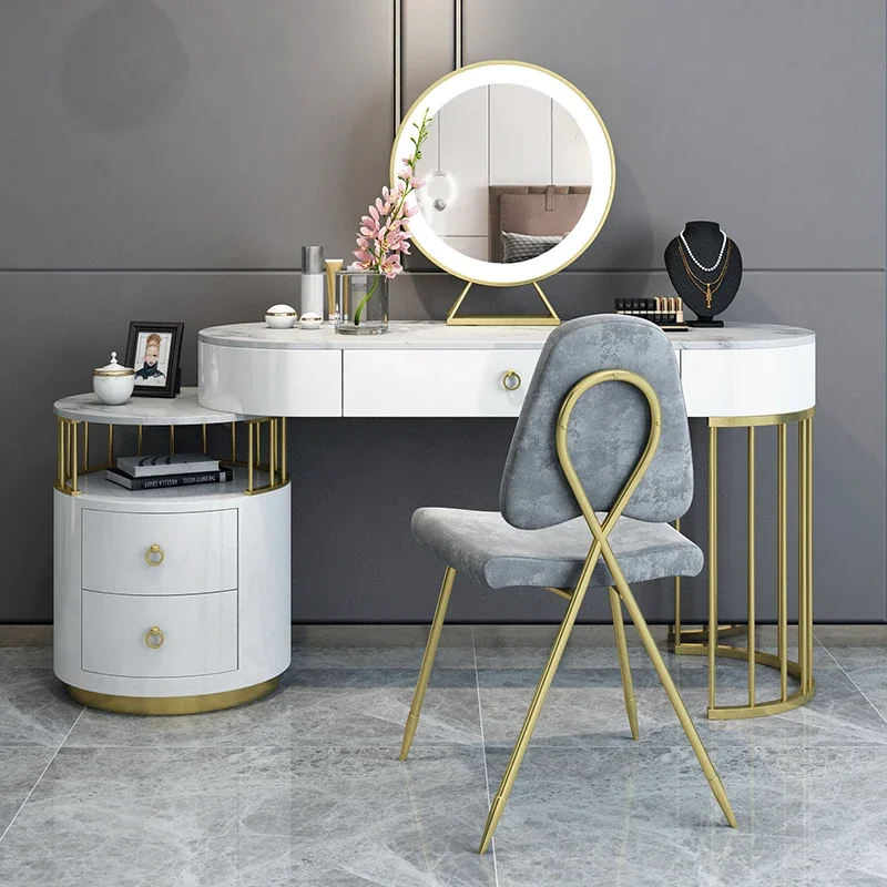 Nordic makeup cabinet dresser light luxury bedroom modern minimalist creative table Internet celebrity ins multi-function