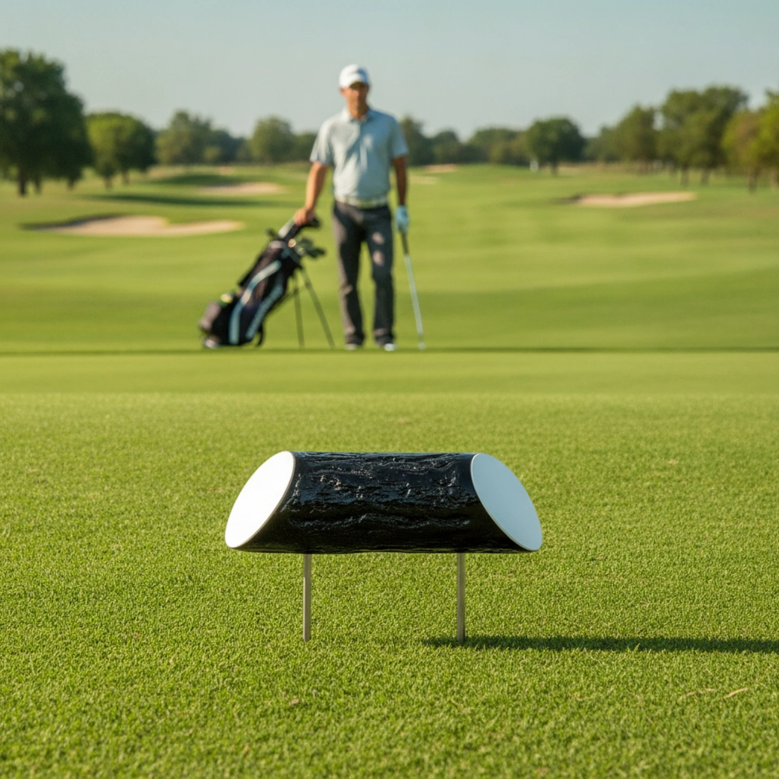 Golf Tee Marker with Ground Spike Long-Lasting Golf Tee Marker Low-Profile Lightweight for Golfers, Practice Areas, Fairways - view 6