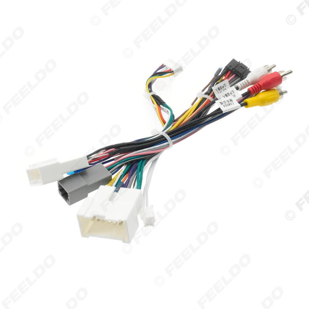 Car 16pin Power Cord Wiring Harness Adapter for Renault Captur Duster Kadjar CLIO Head Unit Installation Accessory