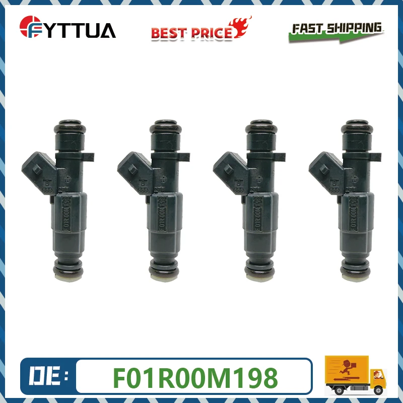 4pcs High Performance Fuel Injector F01R00M198 For Chang'an Auchan X70A 1.5L Engine JL473QG Brand New