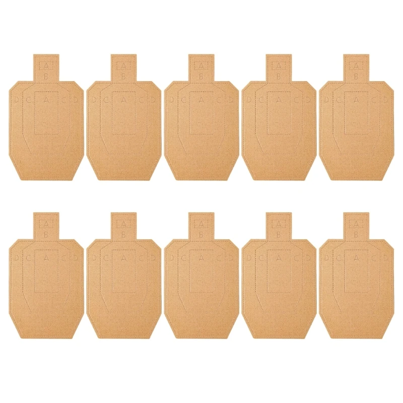 Paquete 10 dianas papel para uso en práctica diaria deportes y caza