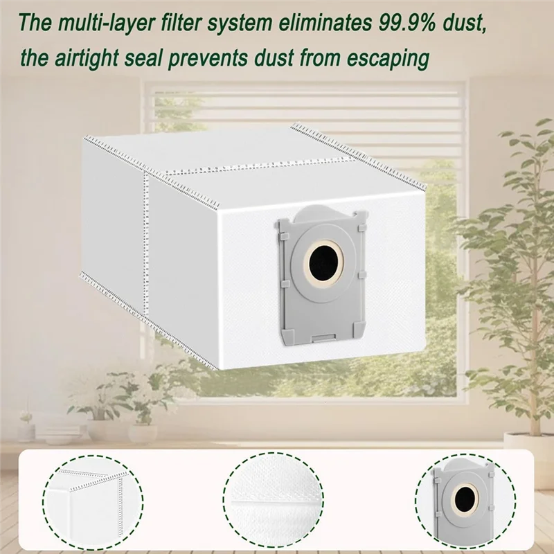 YCOC-ملحقات لـ Ecovacs Deebot X8 Pro Omni جهاز آلي لتنظيف الأتربة وسادة ممسحة دوارة ومرشحات HEPA وأكياس الغبار