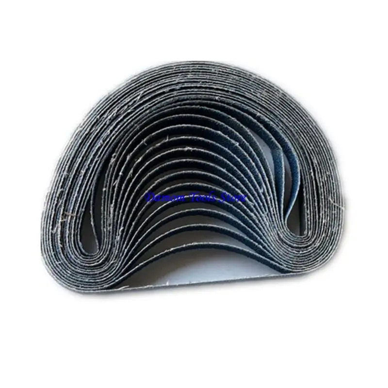 57BE 10PCS High Quality Zircon Rusts Removal Sanding Belt for Aluminum and Plastics