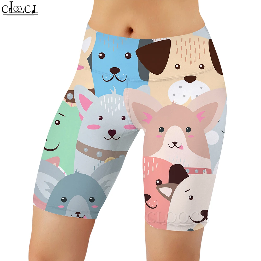 CLOOCL Vrouwen Legging Grappige Cartoon Kat Patroon 3D Gedrukt Casual Shorts voor Vrouwelijke Gym Workout Sport Push-up Sexy leggings