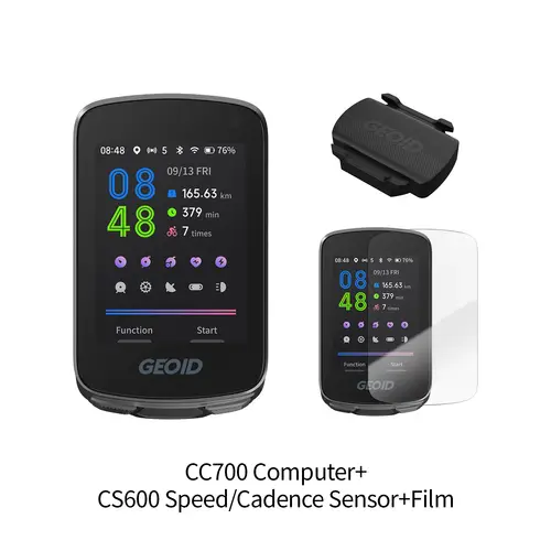 GEOID CC700/PRO Bike Computer Wireless Color Screen Bicycle Speedometer ANT+ WIFI Cycling Speedometer IPX7 Waterproof Odometer - Image 16
