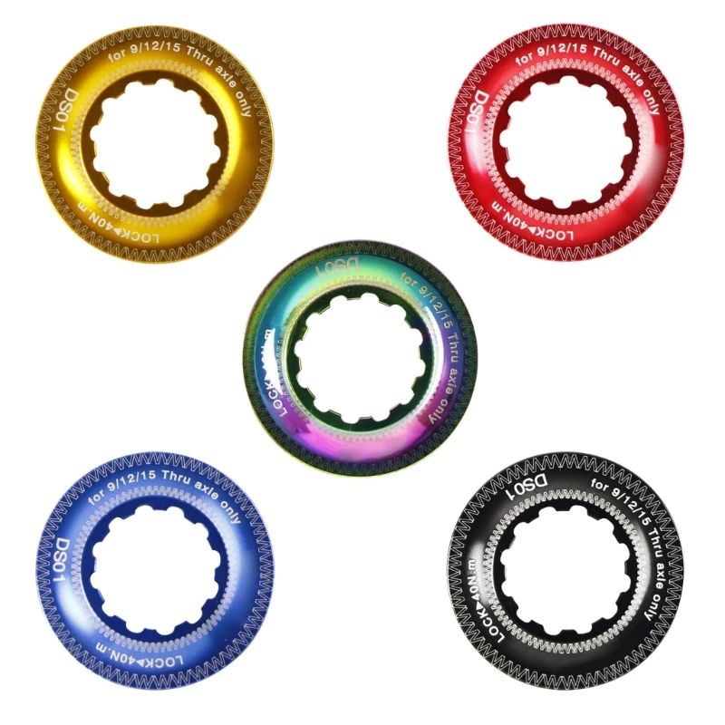 Aluminiumlegeringen Centerlock schijfremhouders voorkomen beweging rotoren en verbeteren fietsstabiliteit