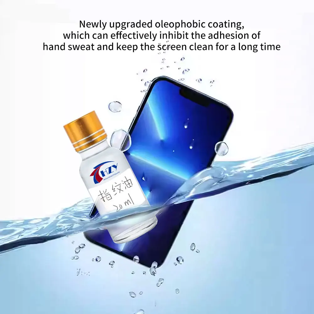 20ML Fingerprint Oil Polishing Machine Oleophobic Coating Oil for Phone Tablet Watch LCD Touch Screen Panel Minor Scratch Repair