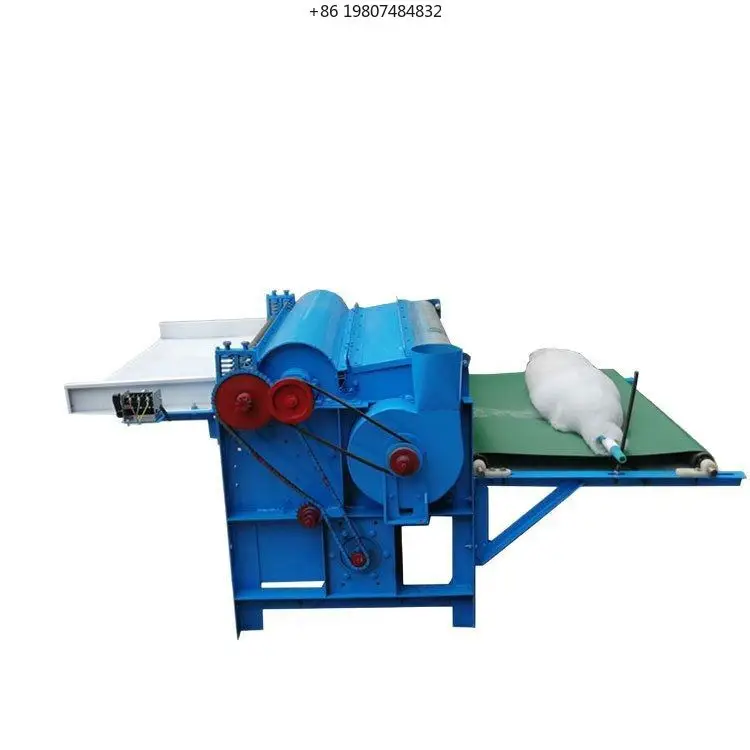 Old Quilt Fiber Opening Machine Waste Cotton Recycling Carding Machine for Cotton Reuse