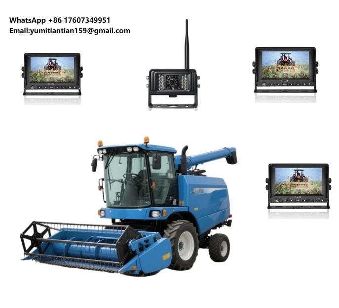 Reliable Wireless Agricultural Equipment Observation Camra System Car Reversing Aid for Large-Scale Farms