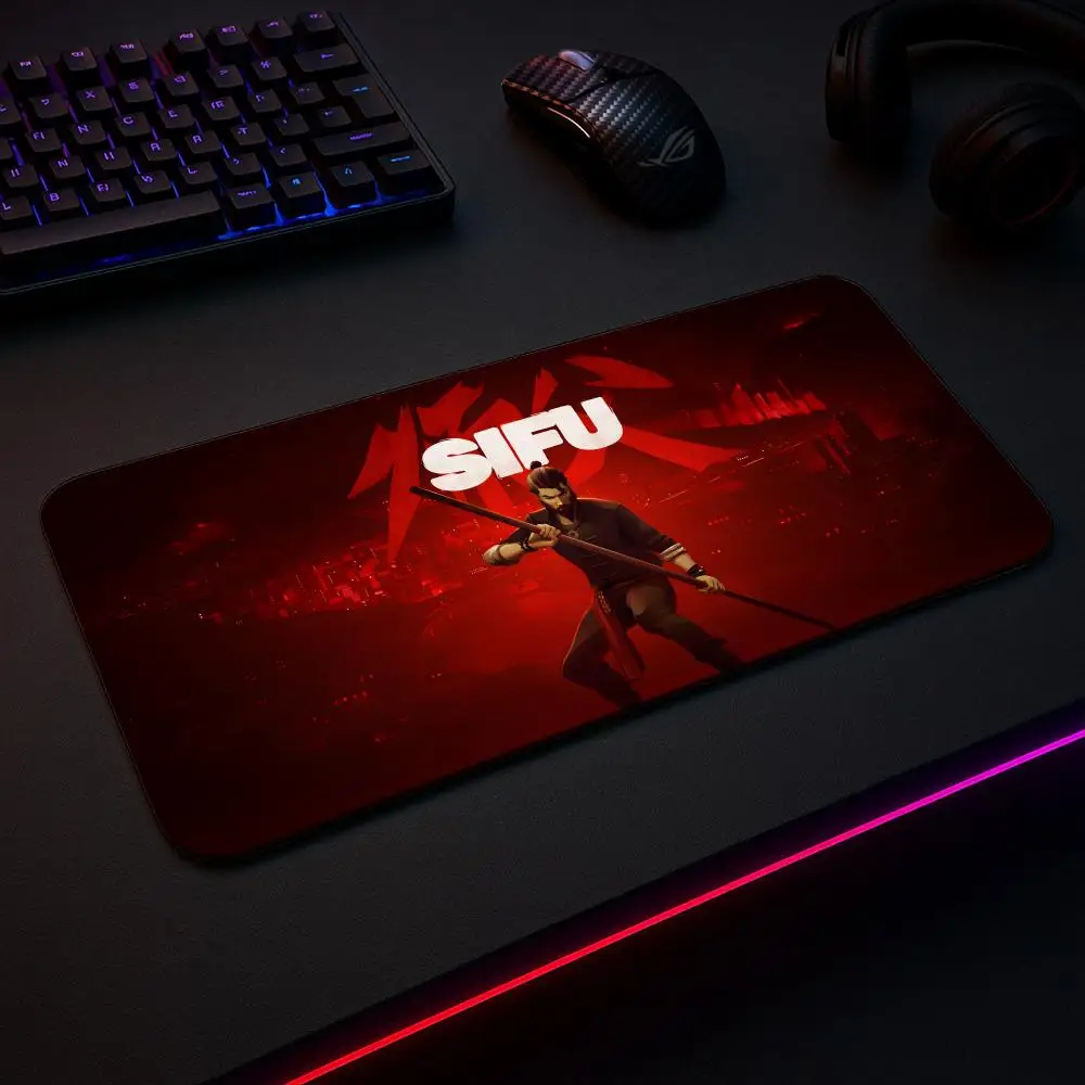 

sifu Mouse Pad Play Mat,Large XXL90x40cmx5mm,stitch Desk Mats,Gaming Accessories,PC Parts