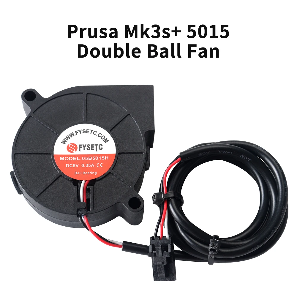 FYSETC 4010 5015 5V DC Cooling Fan Blower Fan 6800/5800 Rotating speed fans for Prusa MK3S 3D Printer