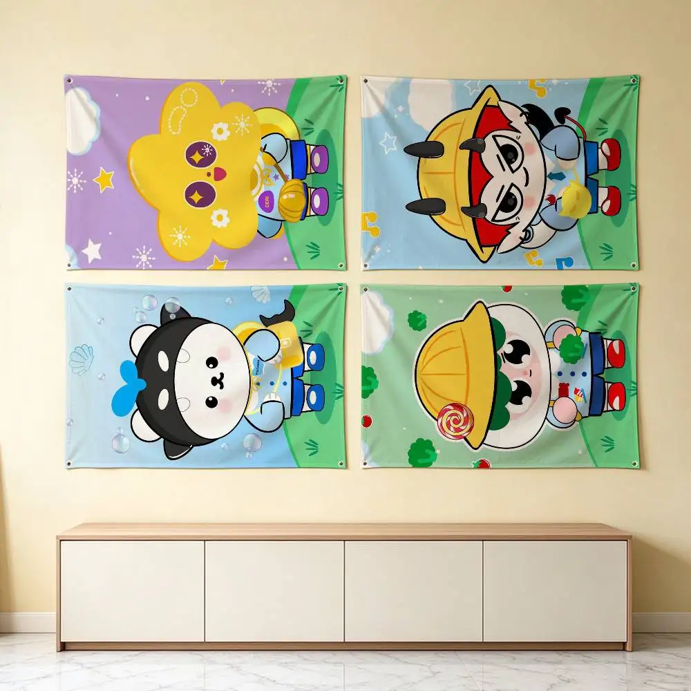 Adorable M-Mascot GMMTV  Flags Wall Hanging Tapestry Outdoor Garage Room Decorative flag Background Blanket