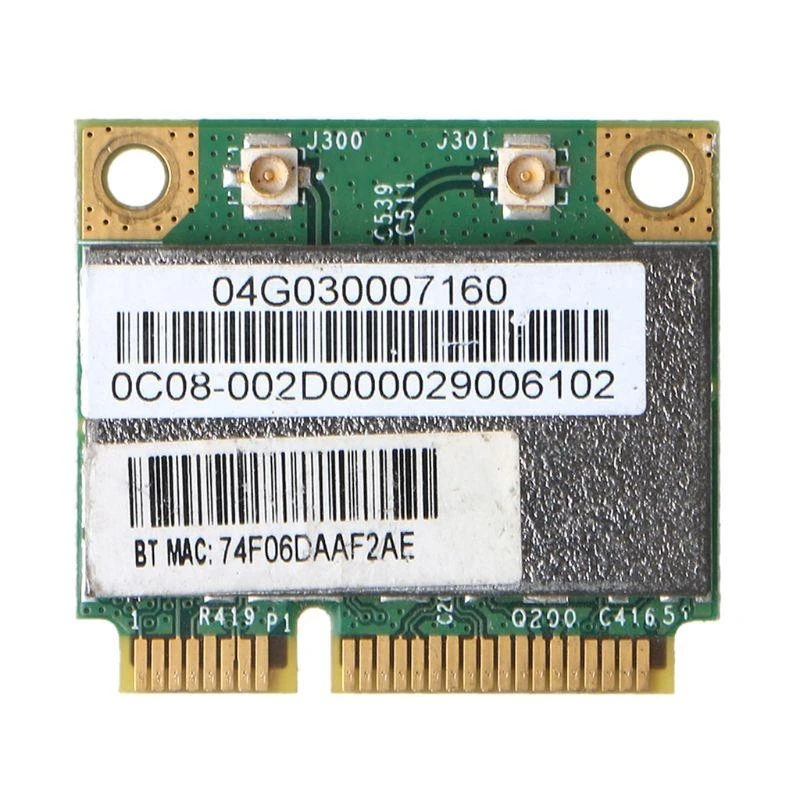 F3ke Wireless Card BCM94313HMGB AW-NB047H Half Mini PCI-e WiFi Card BT4.0