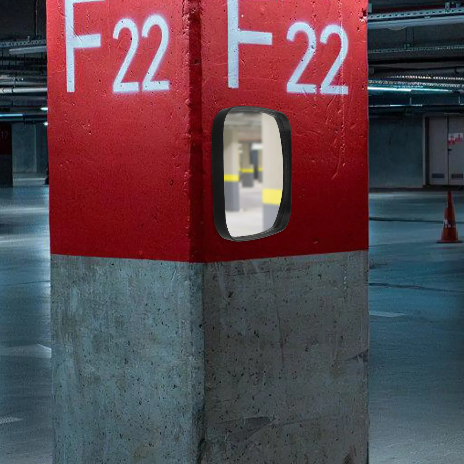 Supermarket Security Convex Mirror Square Lightweight Wide Angle for Blind Spot Detection Indoor Parking Garage Warehouse