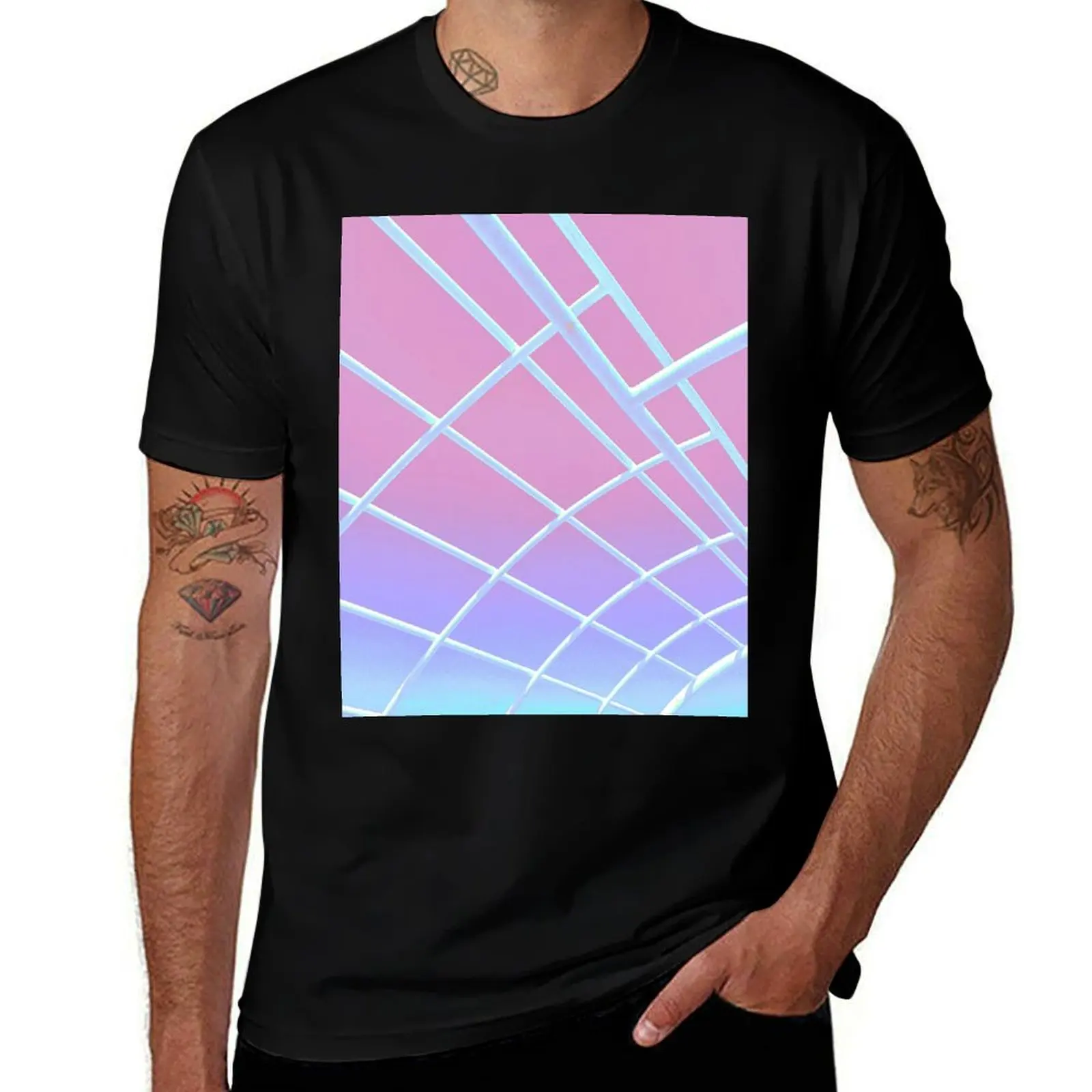 

Pastel Cage T-Shirt oversized t shirt blacks clothes mens t shirts casual stylish