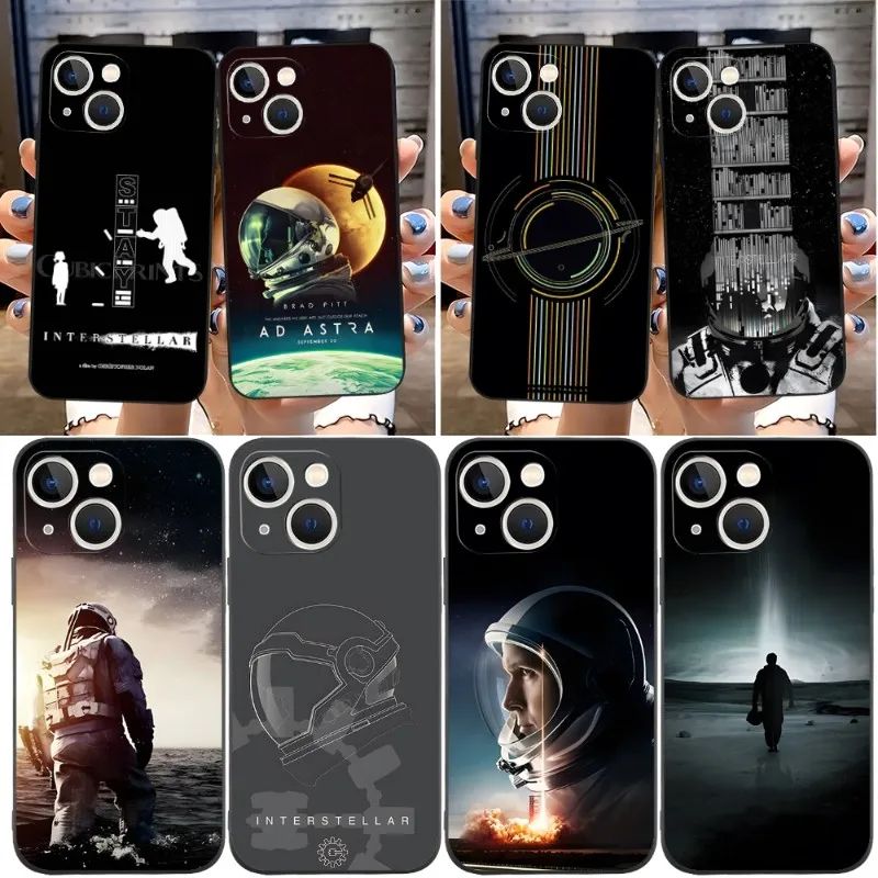 Interstellar Movie Phone Case Funda For Apple Iphone 12 Pro 13 11 14 Max Xr X Xs Mini 6 6s 7 8 Plus Design Back Cover