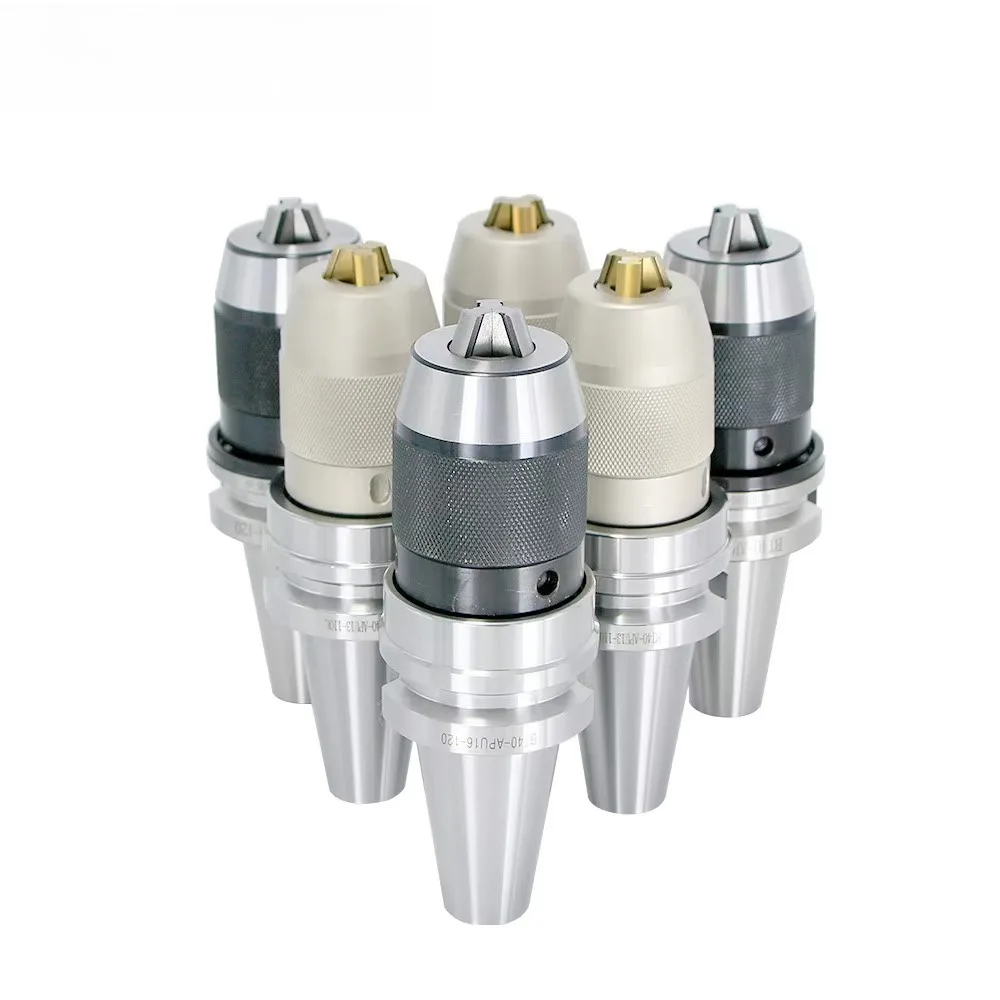 High Quality BT30 BT40 BT50 APU08 APU13 APU16 Tool Holder BT APU Integrated Self-tightening Lathe Tools Holder
