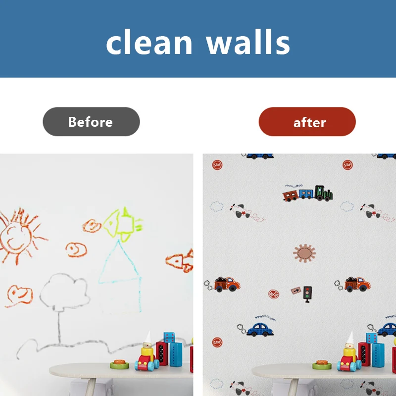 50x280cm Cartoon Self-Adhesive 3D Wall Stickers Waterproof Soundproof Environmental Protection Thickened 3D Wallpaper Decoration