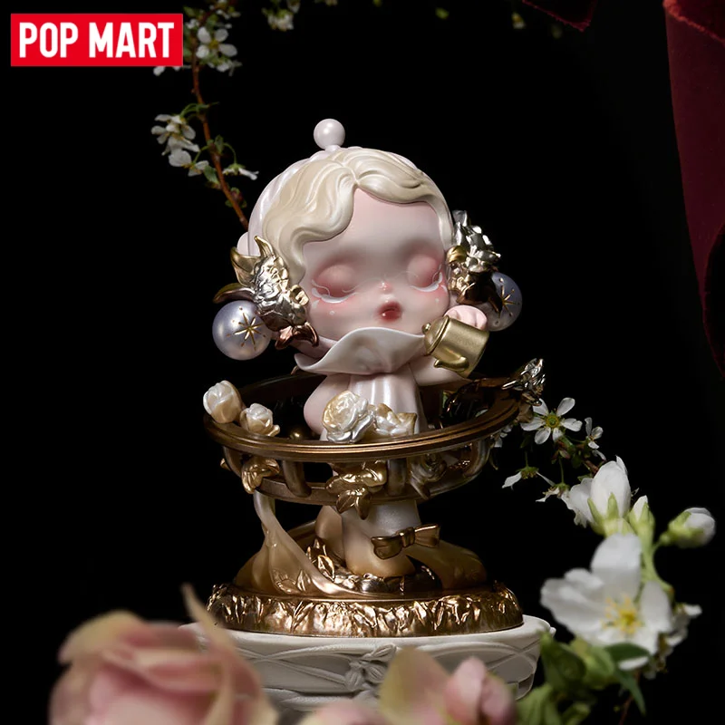 Novo Original POP MART SKULLPANDA Série Petals in Four Acts Boneco de PVC Caixa Surpresa Pingente Brinquedos da Moda Caixa Misteriosa Figura de Ação