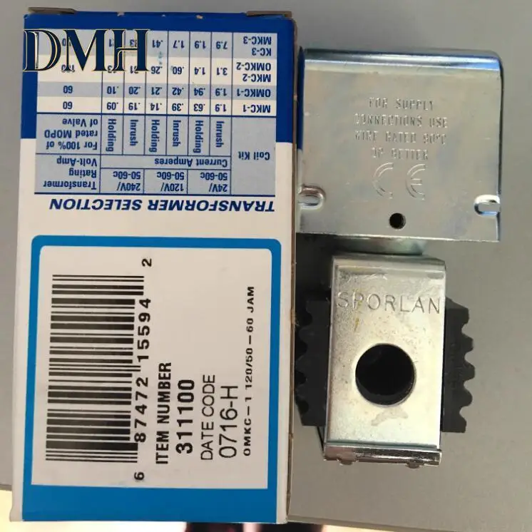 Nueva bobina de válvula solenoide SPORLAN MKC-1 OMKC-1 MKC-2 OMKC-2 MKC-3 AC DC 12V 24V 120V 240V