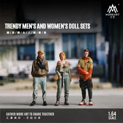 (Pre-order) MoreArt 1:64 TRENDY MEN'S AND WOMEN'S DOLL SETS