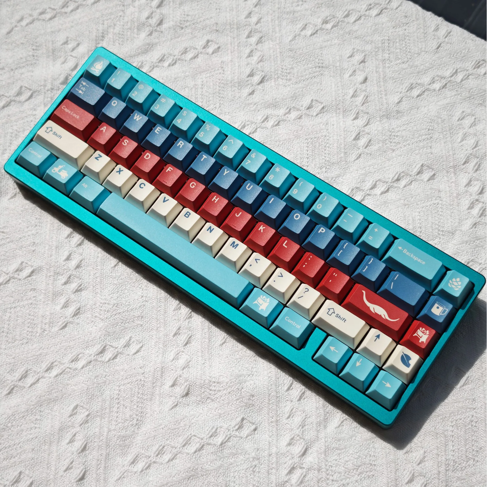 Minimalist Black PBT Keycaps Cherry Profile Dye-Sublimation Custom Keycap Set for MX Mechanical Keyboards
