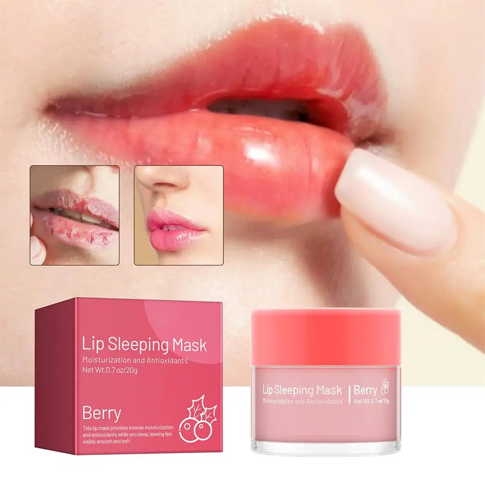 Lip Sleep Mask Moisturizes And Gently Exfoliates Dead And Lip Skin Sleeping Lip Mask Mask Smooth Plump Y5M9