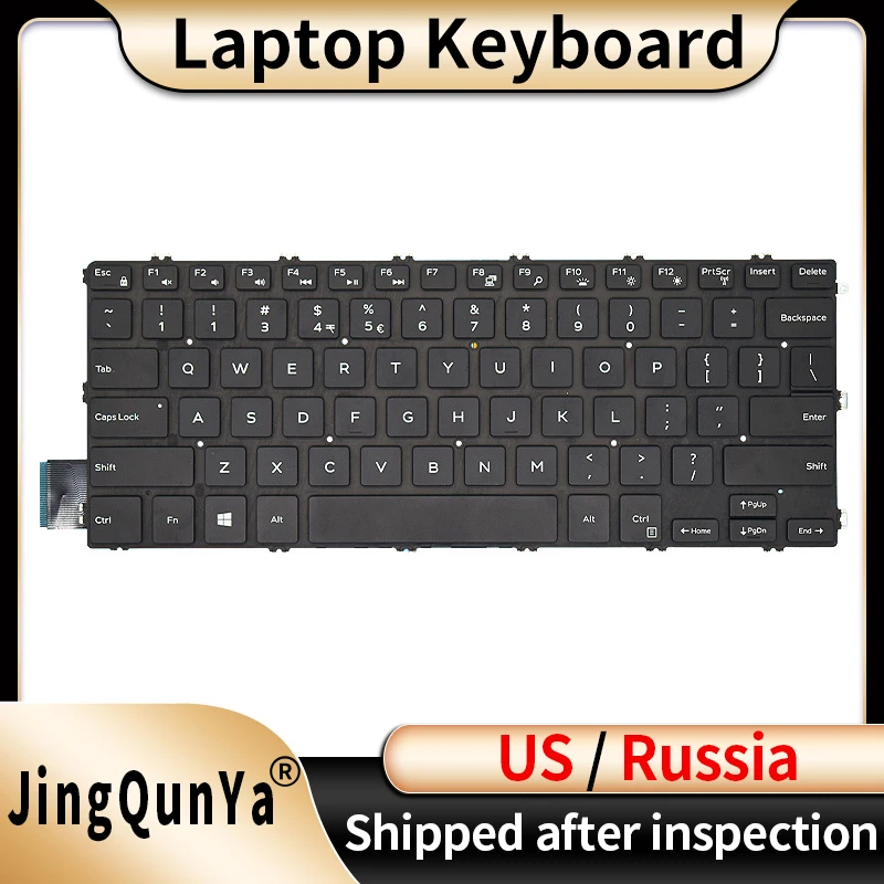 US/Russian Backlit Laptop Keyboard For DELL Inspiron 14-5480 5488 5482 5585 5485 5588 15-5580 vostro 5581 5481 Replacement