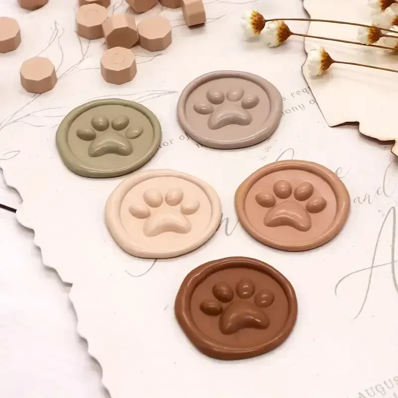 

Набор для творчества: мини-штамп с отпечатком кошачьей лапы для конвертов, приглашений, подарочной упаковки, скрапбукинга и открыток