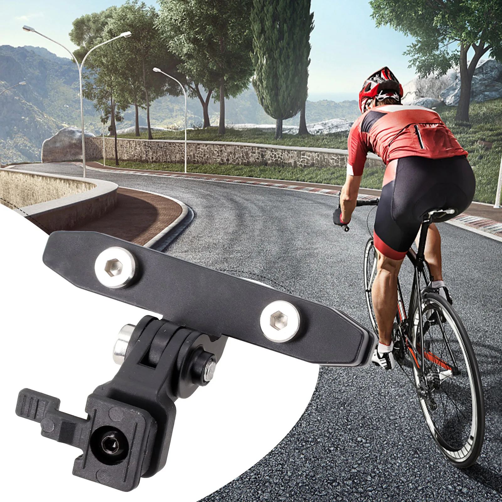 Bicycle Saddle Light Mount Aluminum Alloy+ABS Rear Light Stand For Trek Bontrager Headlight Holder Cycling Accessories