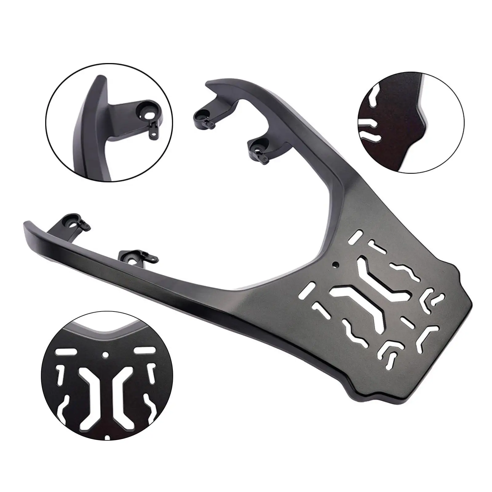 

Rear Luggage Rack Support Bracket for Yamaha Xmax300 17-24 Black Sturdy