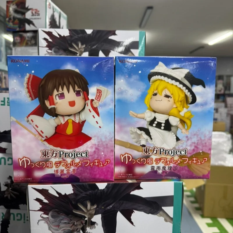 [متوفر] لعبة أنيمي أصلية مشروع توهو Hakurei Reimu Kirisame Marisa نموذج لجسم حلية لعبة فتاة لطيفة هدية الكريسماس