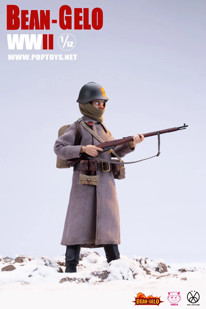 Pop Kostuum BGS025 1/12 Schaal Bean-Gelo Serie Wwii Soldaat Andre 6 Inch Mini Action Figure Model Toys Voor fans