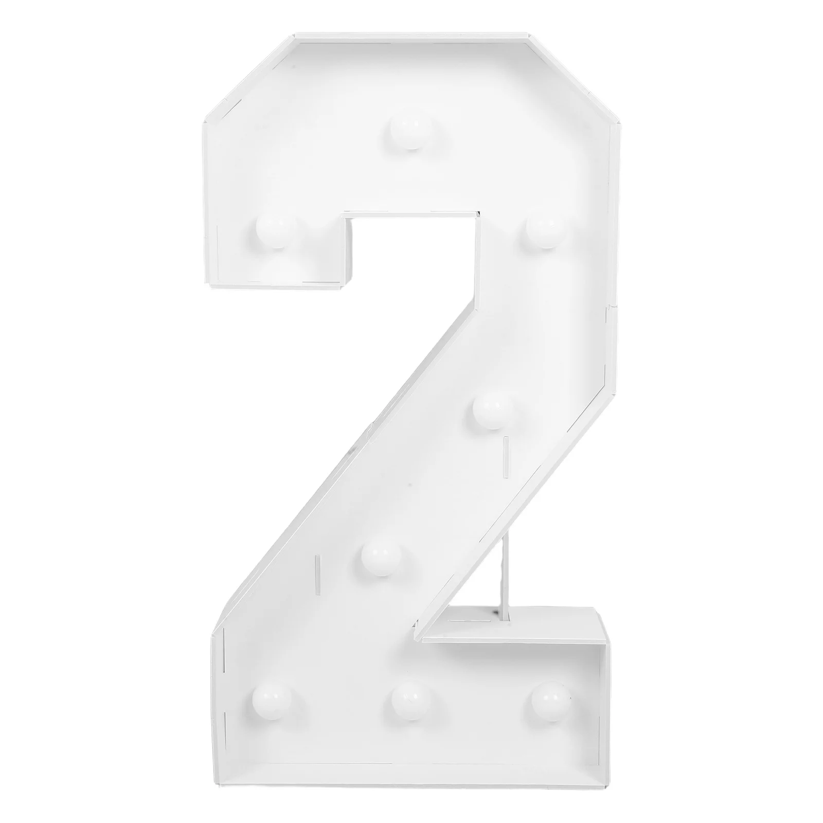 

1Set Party Decoration LED Light Up Number High Brightness Easy Installation Reusable Birthday Family Gathering Lights