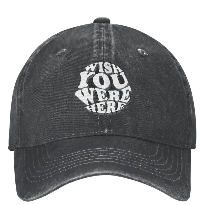 

Wish You Were Here Washed Baseball Cap Fashion Hip Hop Hats Spring Unisex Men Outdoor Sports Baseball Caps