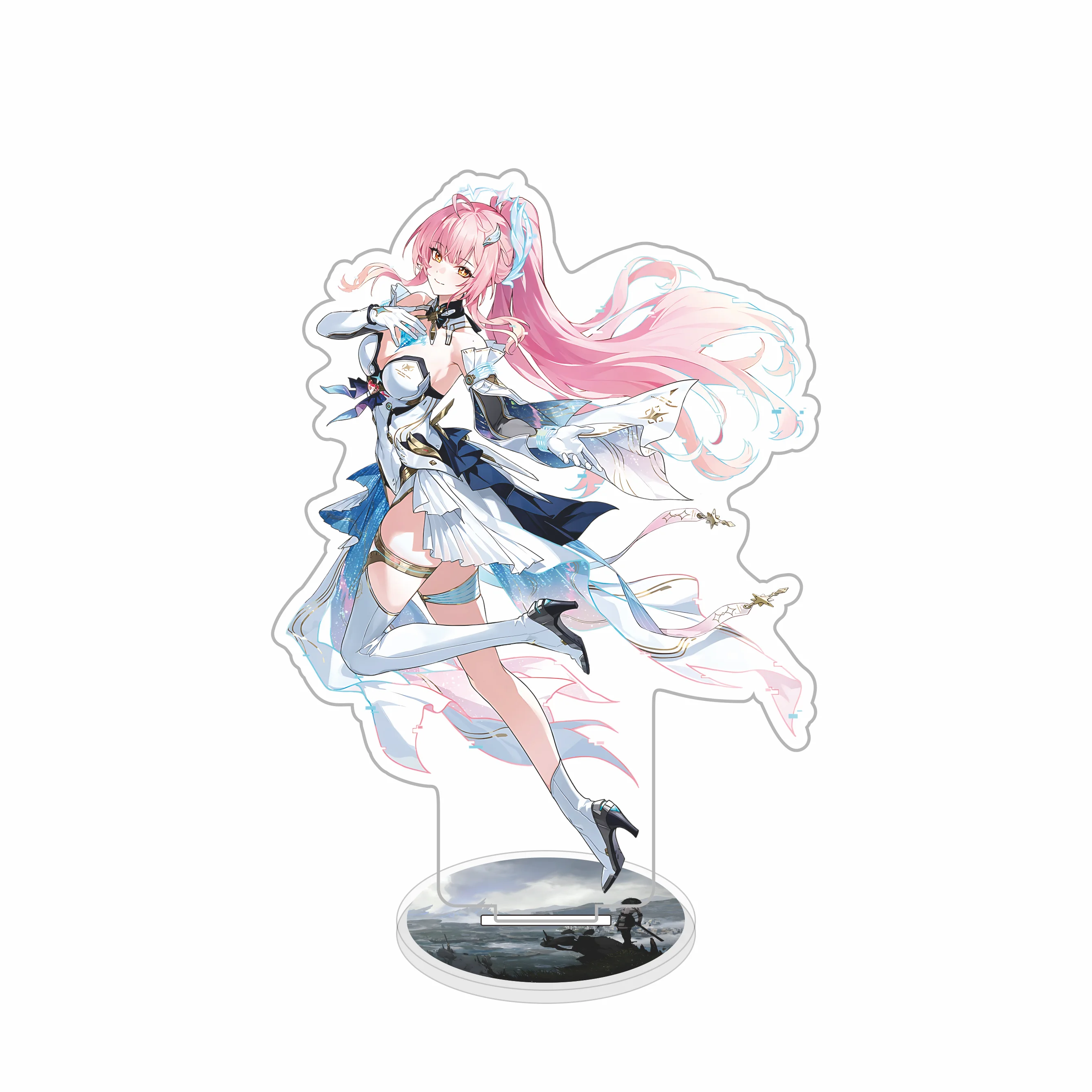 Wuthering Waves Augusta Gallery Figure Stand Model Plate Key  LUUK HERSS AEMEATHA Acrylic Standing Anime Iuno SIGRIKA Gift
